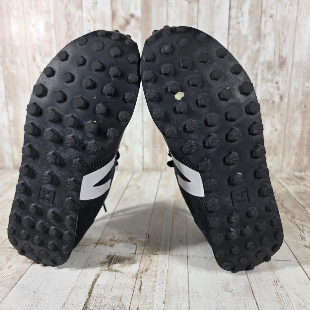 Veja Rio Branco Alveomesh Sneakers Black White Oxford Grey Womens Size 7 EUR 38 - Picture 7 of 8